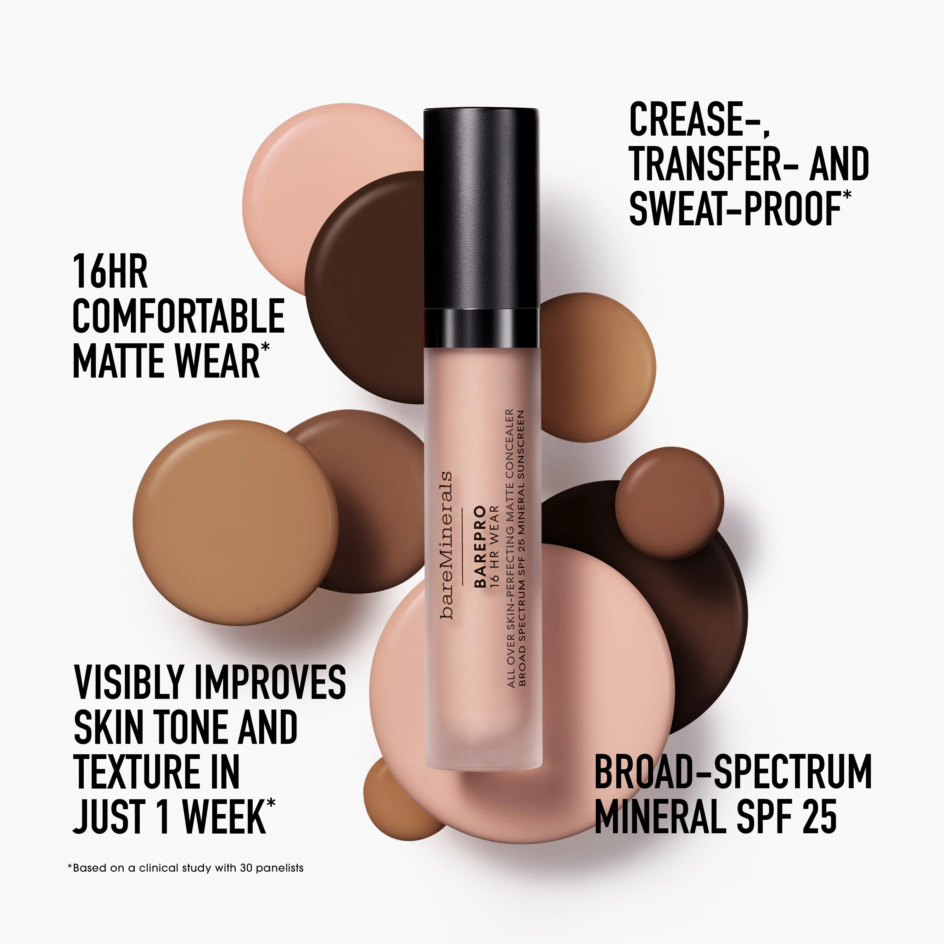 BAREPRO® 16HR All Over Skin-Perfecting Matte Concealer Mineral SPF 25 - Image 42