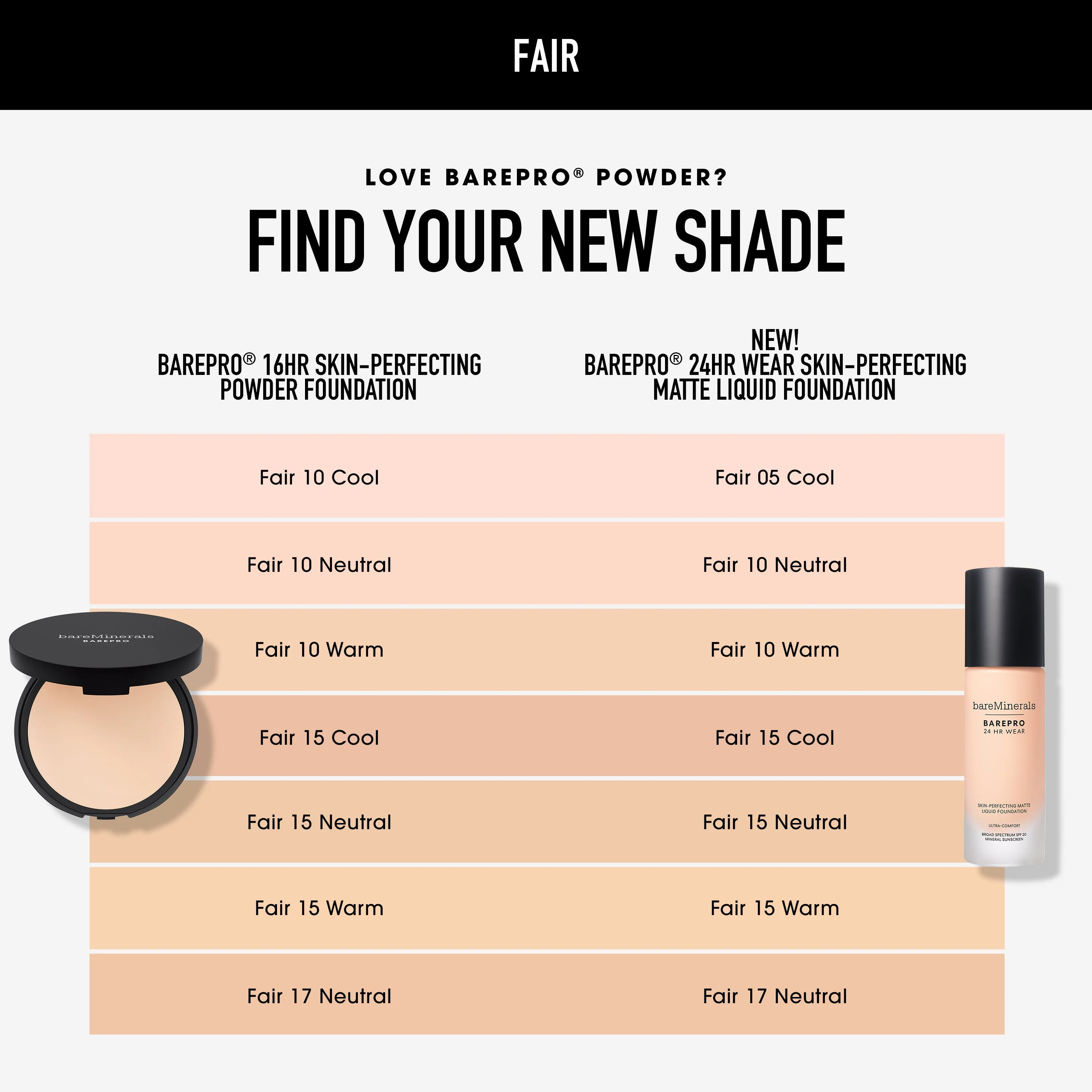BAREPRO® 24HR Wear Skin-Perfecting Matte Liquid Foundation Mineral SPF 20 - Image 106