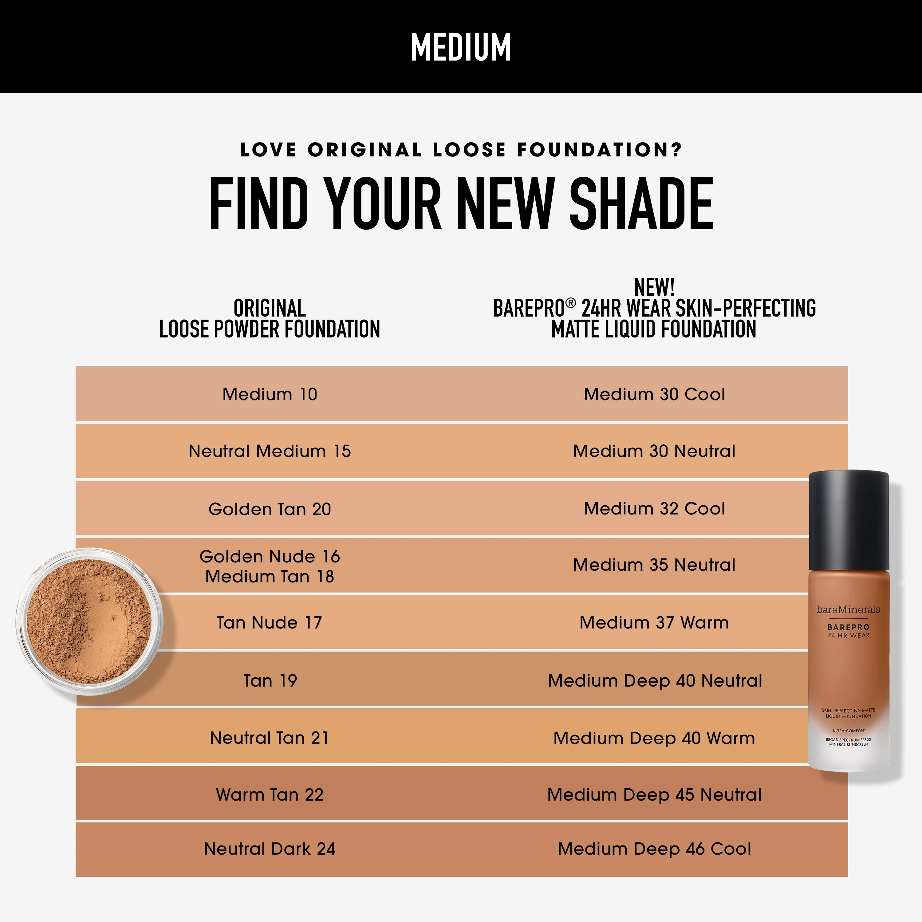 BAREPRO® 24HR Wear Skin-Perfecting Matte Liquid Foundation Mineral SPF 20 - Image 149