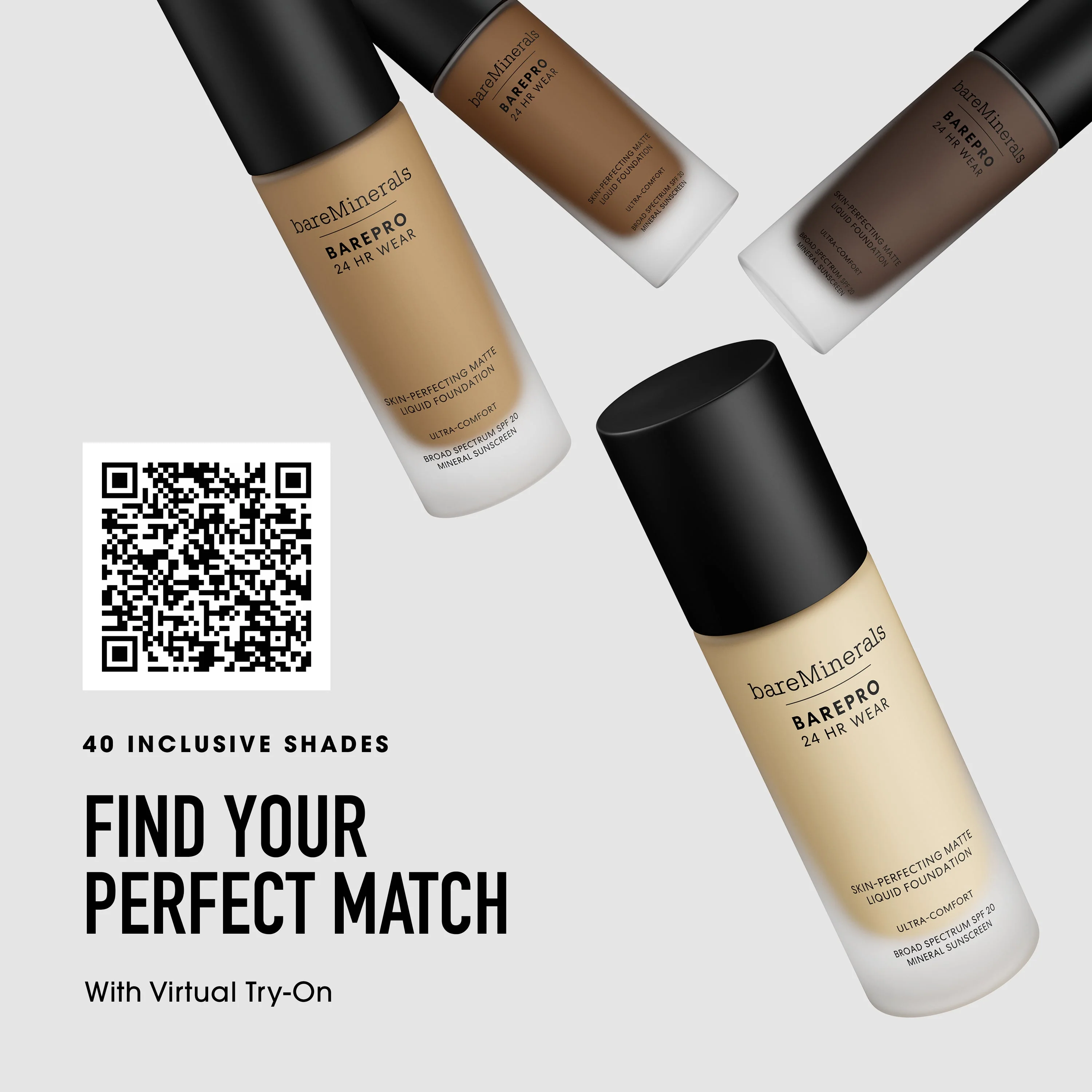 BAREPRO® 24HR Wear Skin-Perfecting Matte Liquid Foundation Mineral SPF 20 - Image 87