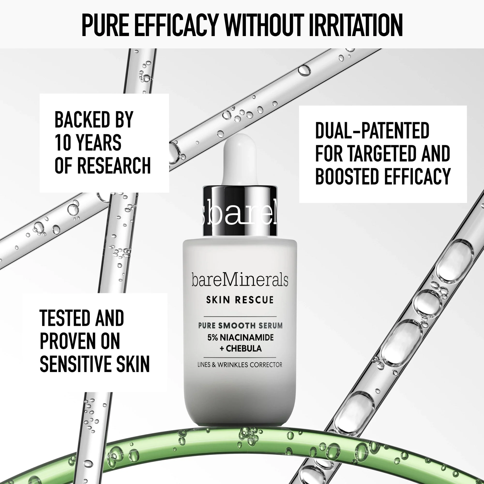 SKIN RESCUE Pure Smooth Serum with 5% Niacinamide and Chebula - Image 11